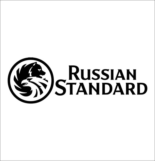 Russian Standard decal, vodka decal, car decal, sticker