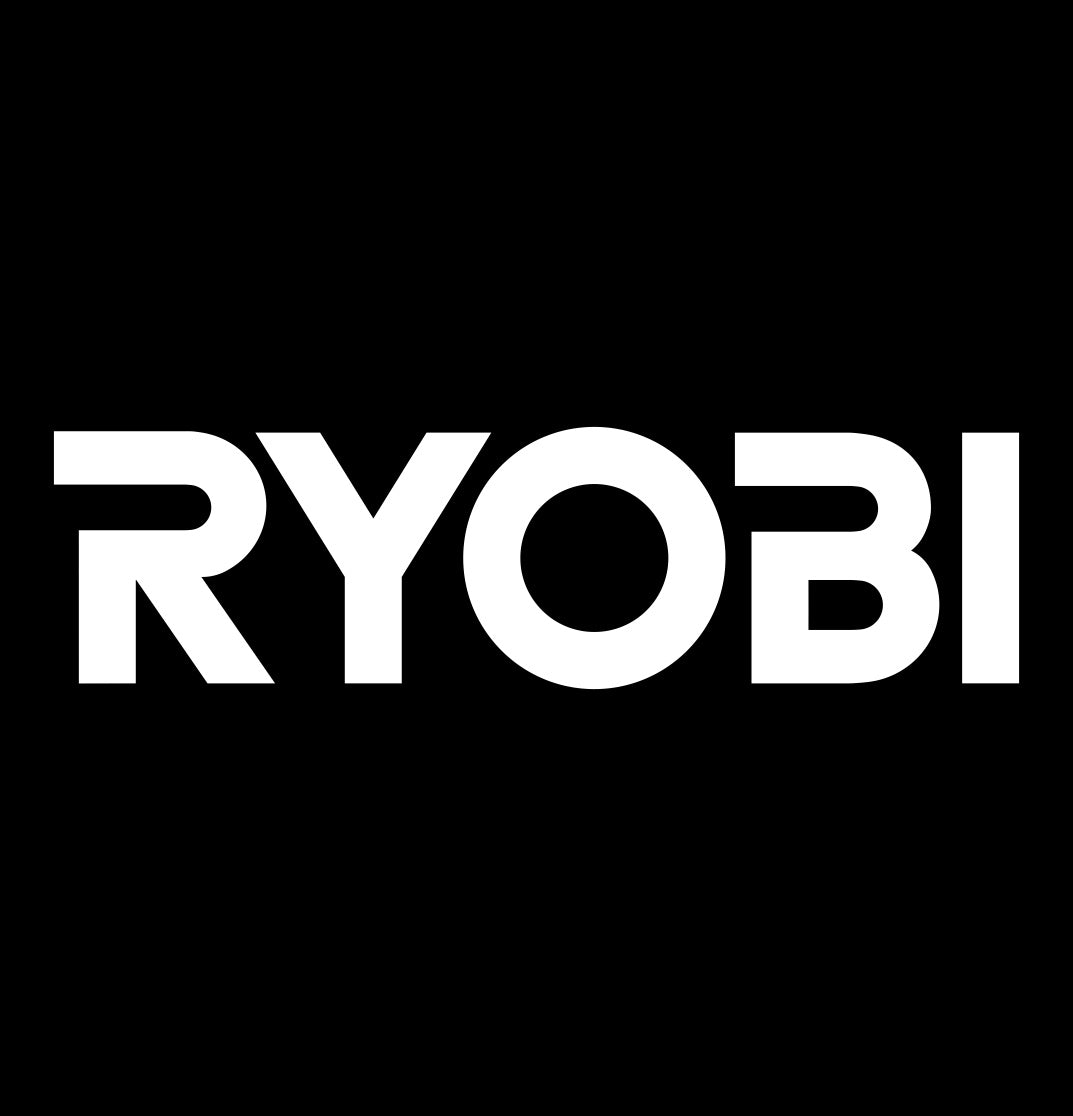 ryobi decal, car decal sticker