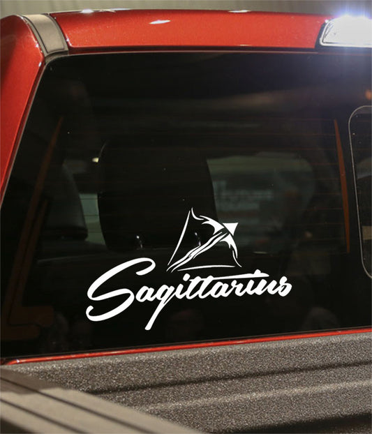 sagittarius 2  zodiac decal - North 49 Decals