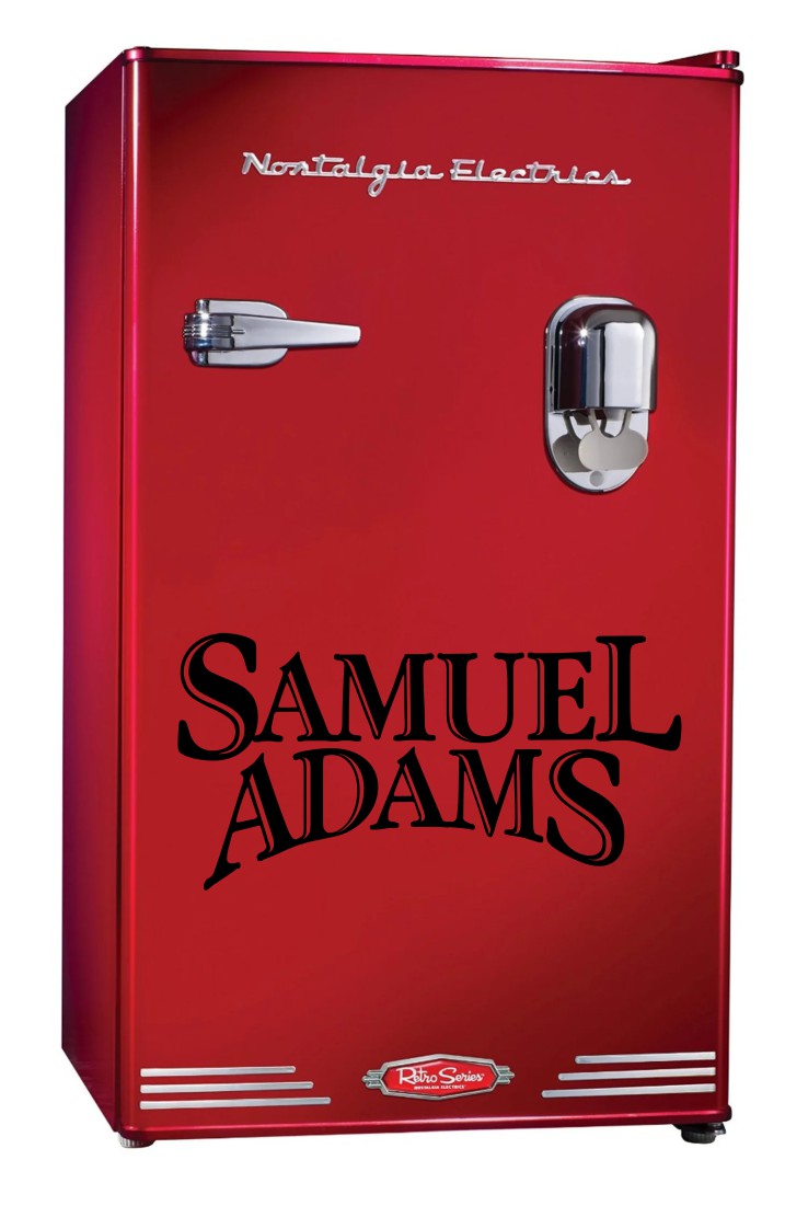 Samuel Adams decal, beer decal, car decal sticker