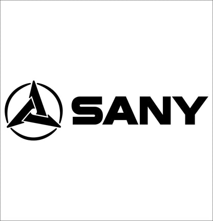 Sany decal, car decal sticker