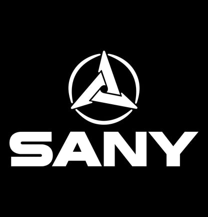 Sany decal, car decal sticker