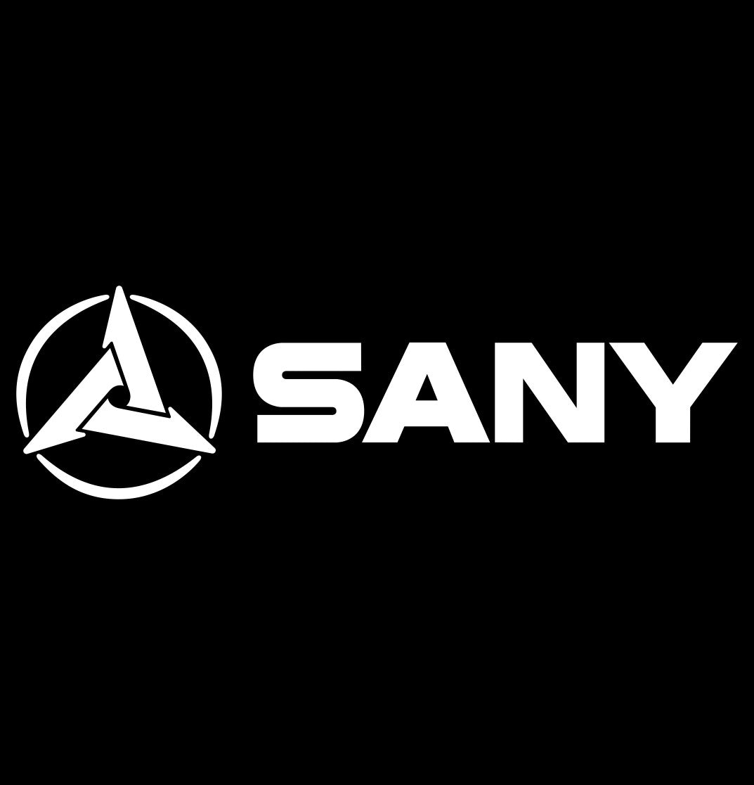 Sany decal, car decal sticker