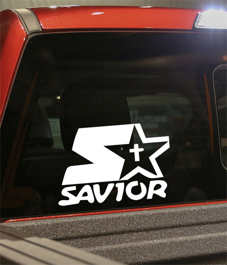 savior religious decal - North 49 Decals