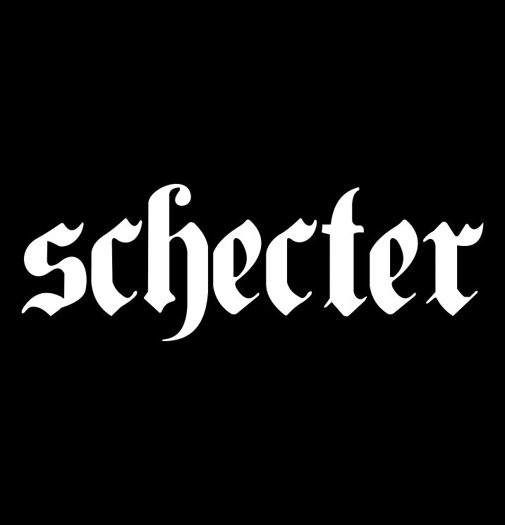 Schecter Guitars decal, music instrument decal, car decal sticker