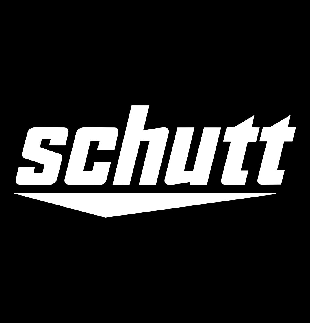 schutt decal, car decal sticker