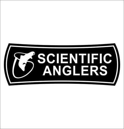 Scientific Anglers decal, fishing hunting car decal sticker