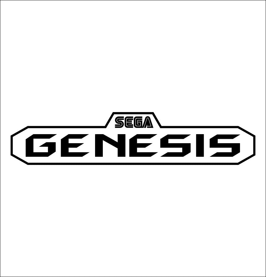 Sega Genesis decal, video game decal, sticker, car decal