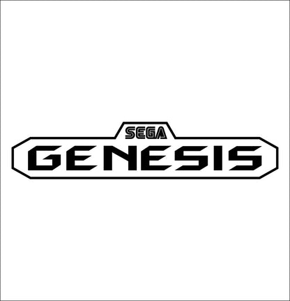 Sega Genesis decal, video game decal, sticker, car decal