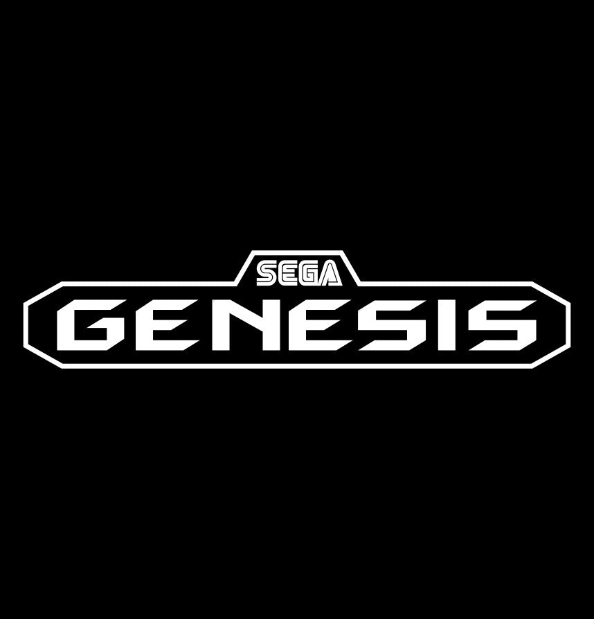 Sega Genesis decal, video game decal, sticker, car decal