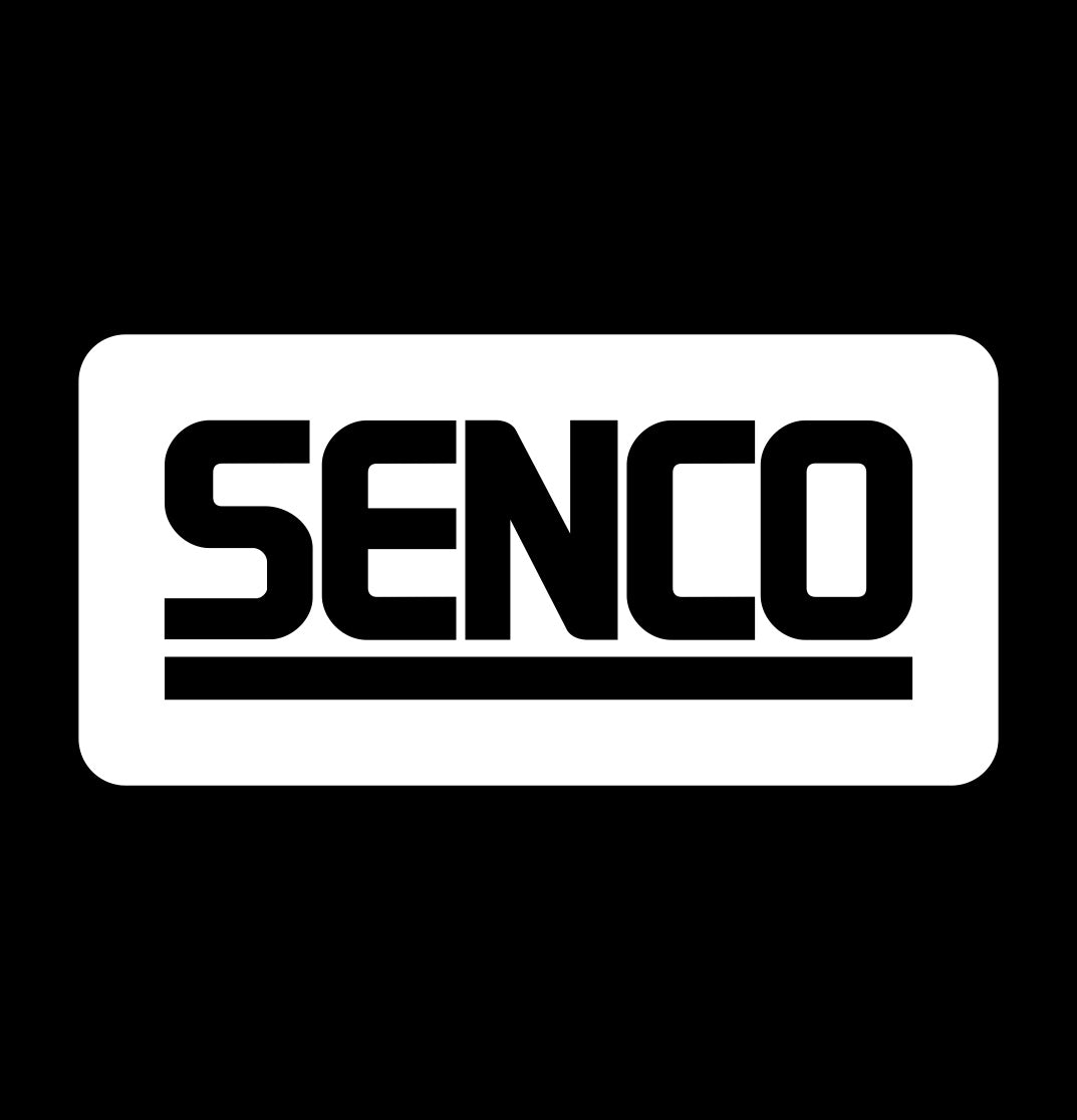 senco decal, car decal sticker