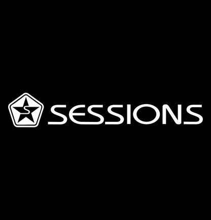 Sessions MFG decal, sticker, ski snowboard decal