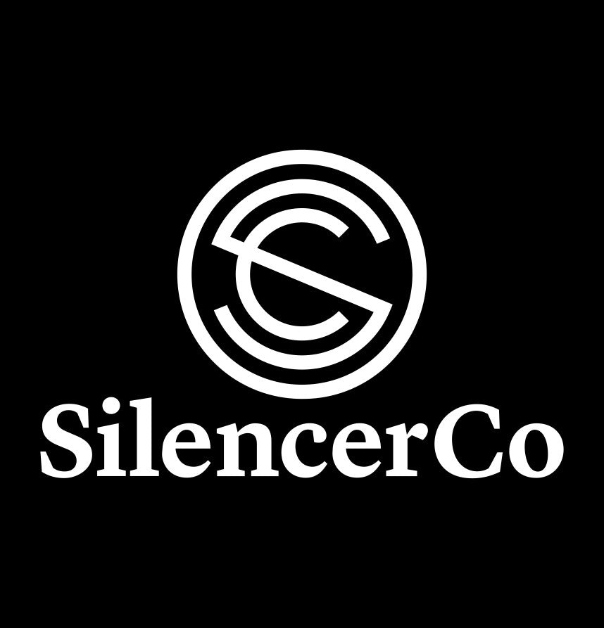 SilencerCo decal, firearm decal, car decal sticker