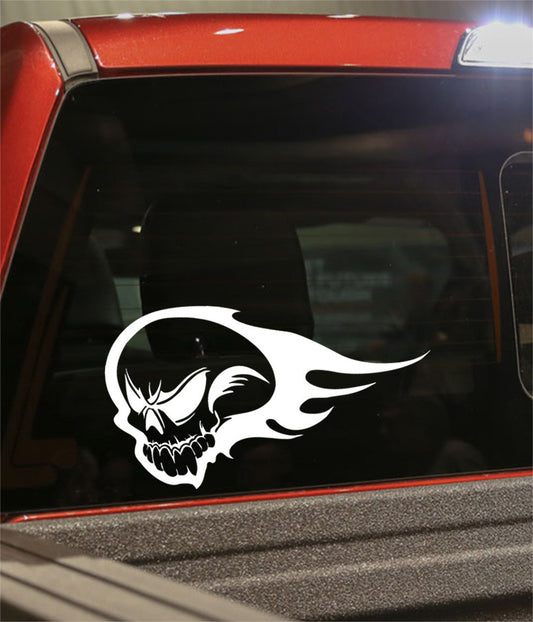 skull 41 skull biker decal - North 49 Decals