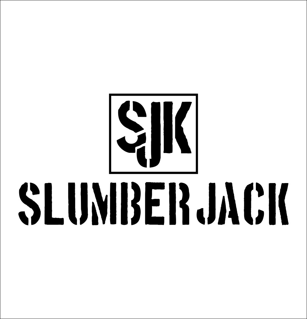 slumberjack decal, car decal sticker