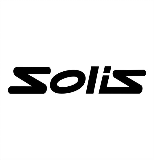 Solis decal, farm decal, car decal sticker