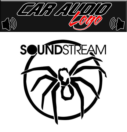 Soundstream decal, sticker, audio decal