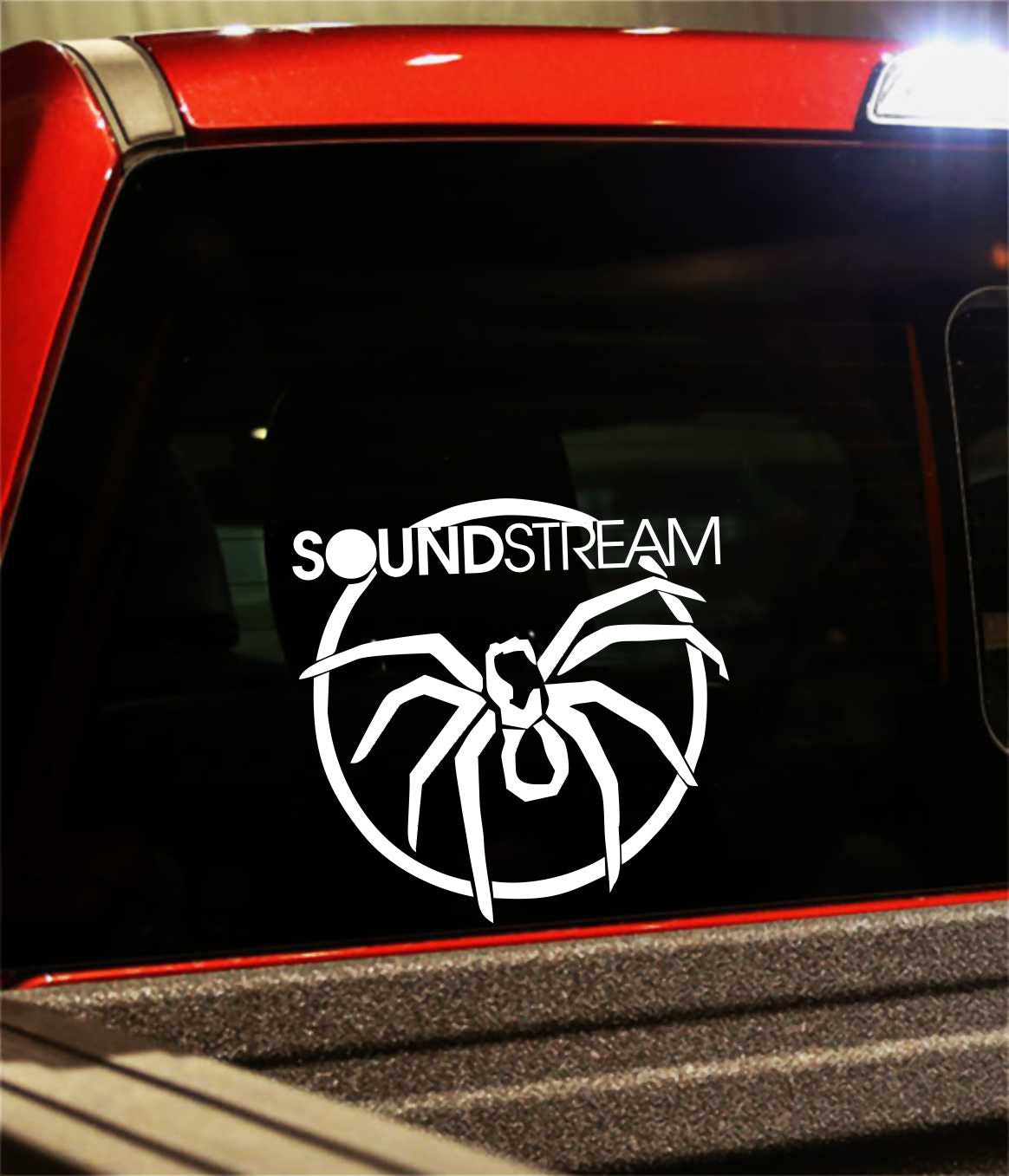 Soundstream decal, sticker, audio decal