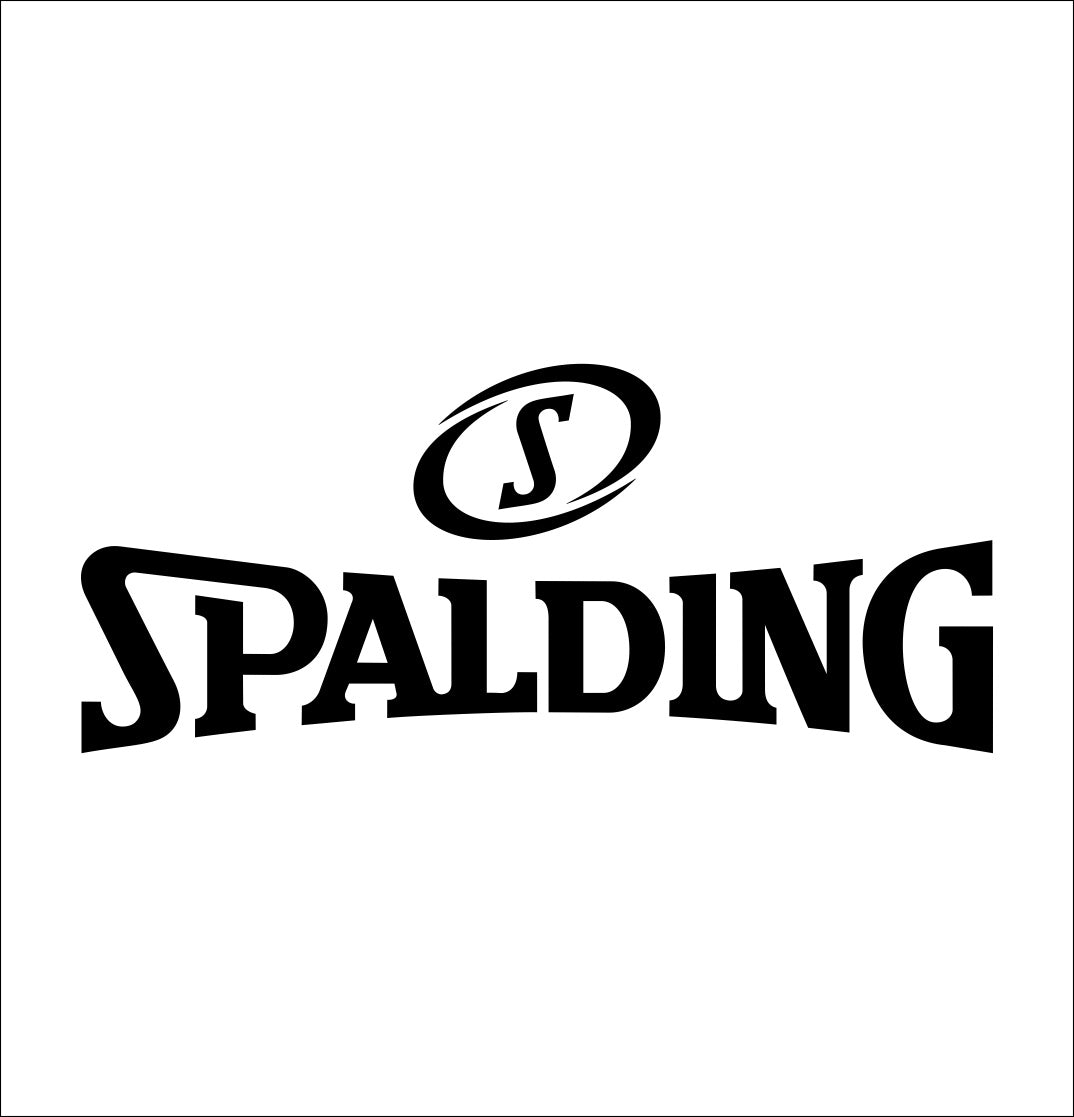 spalding decal, car decal sticker