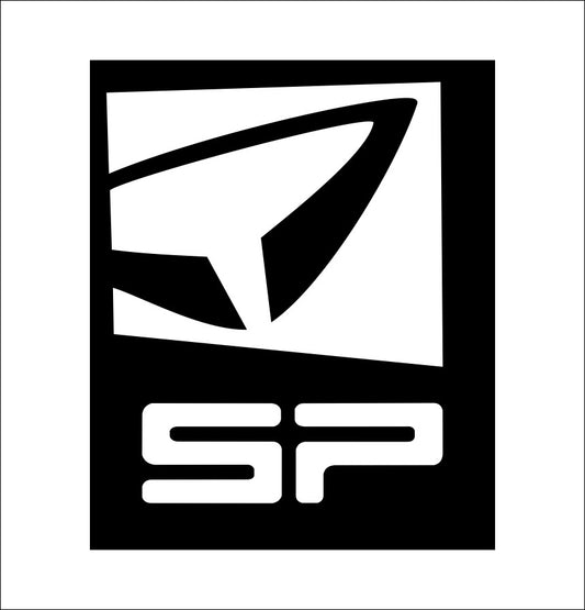 SP Bindings decal, sticker, ski snowboard decal