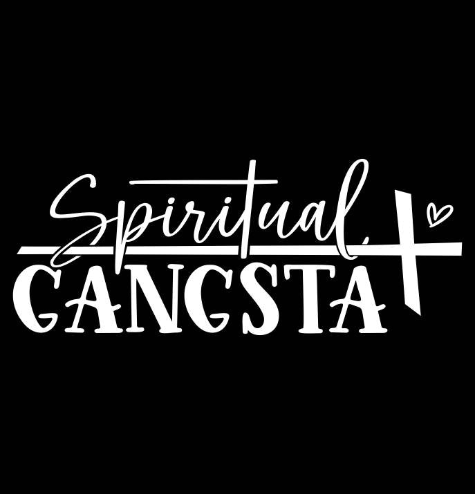 Spiritual Gangsta religious decal