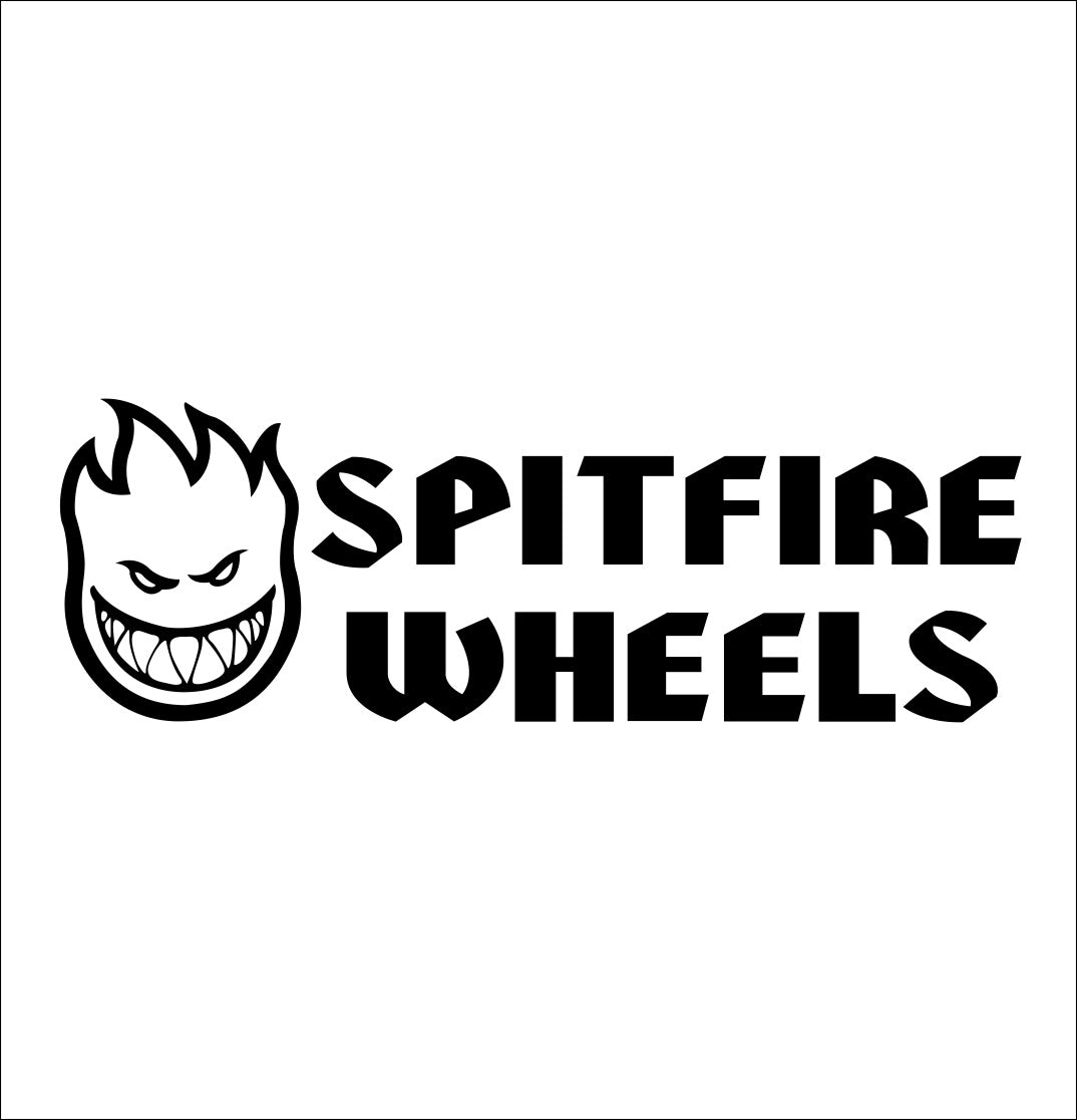 Spitfire Wheels decal, skateboarding decal, car decal sticker