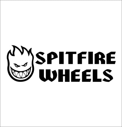 Spitfire Wheels decal, skateboarding decal, car decal sticker