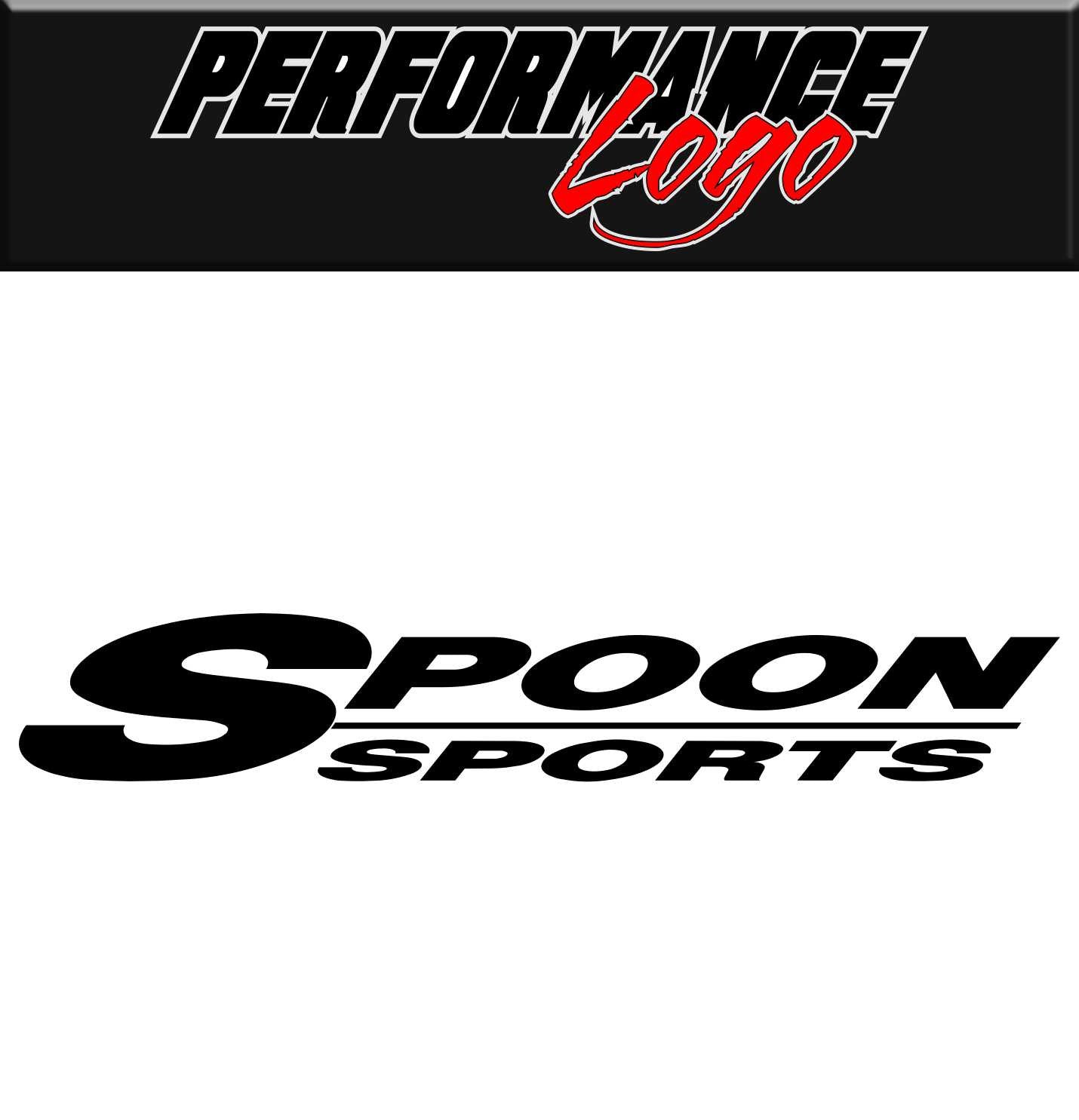 Spoon Sports decal, performance decal, sticker