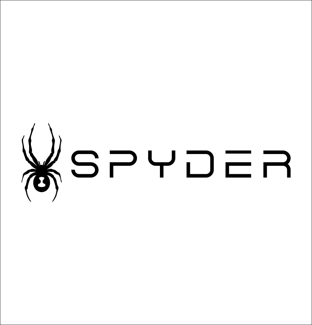 Spyder Gear decal, ski snowboard decal, car decal sticker