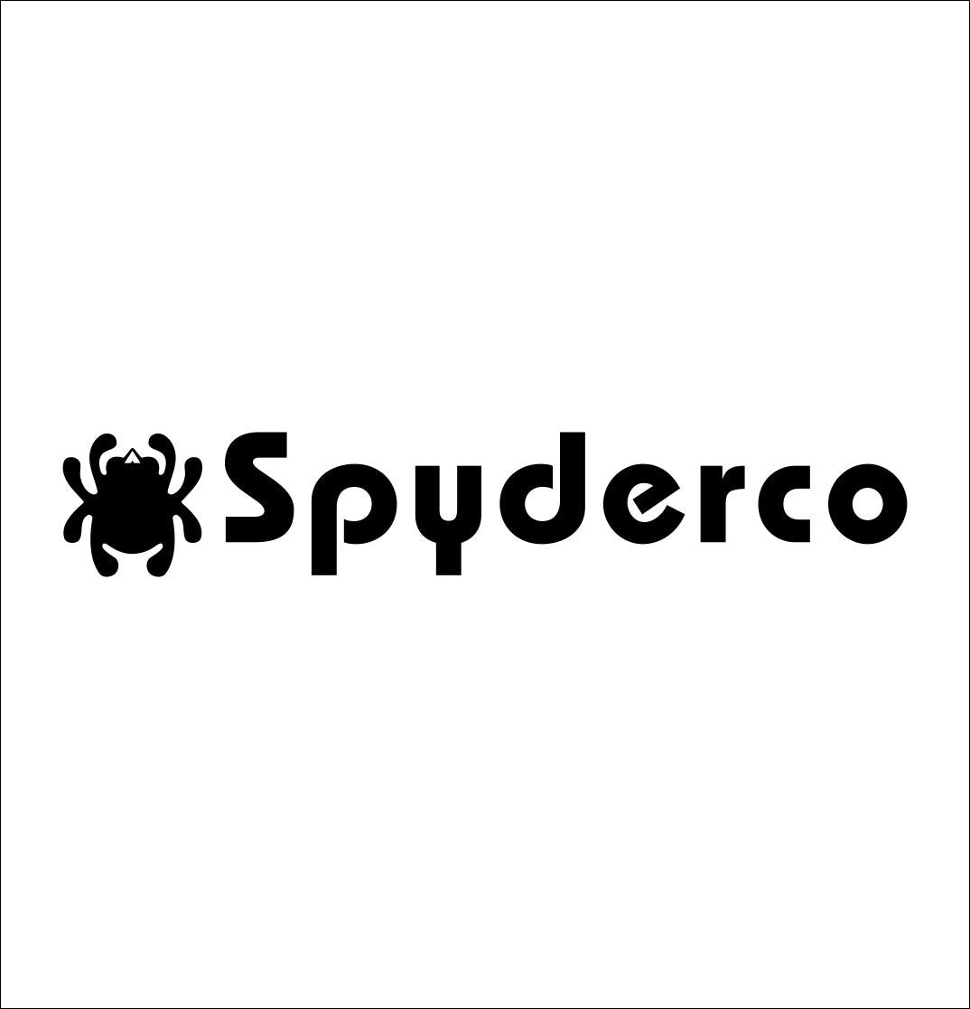 spyderco decal, car decal sticker