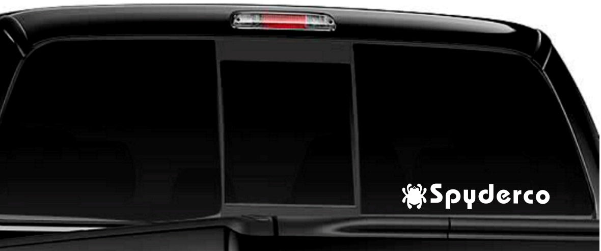 spyderco decal, car decal sticker