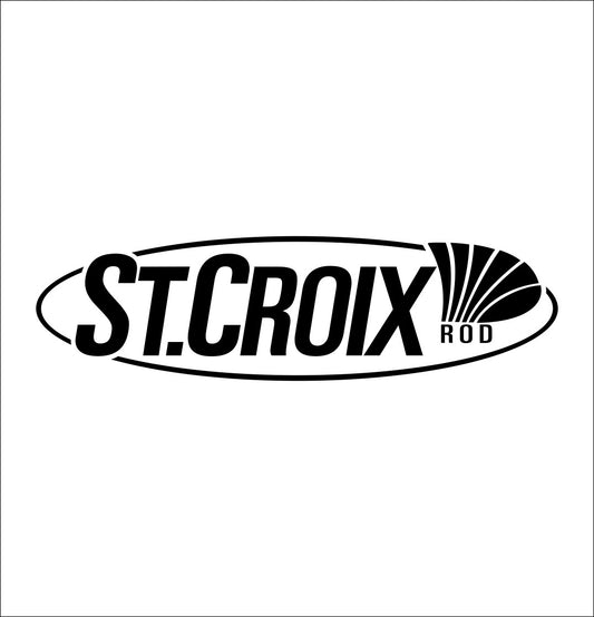 St. Croix Rods decal, sticker, hunting fishing decal