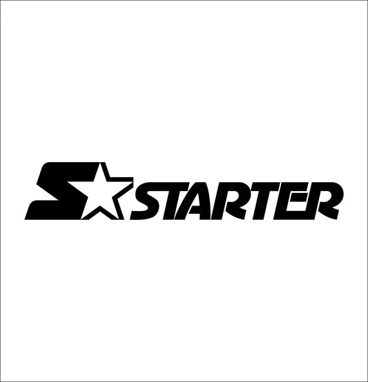 starter decal, car decal sticker