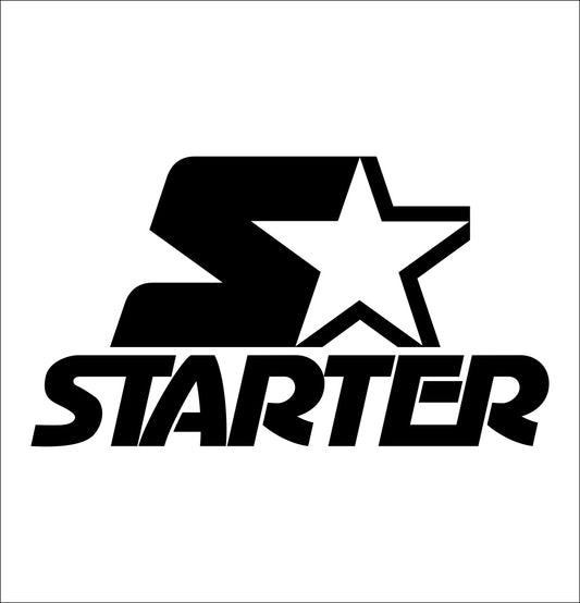 starter decal, car decal sticker