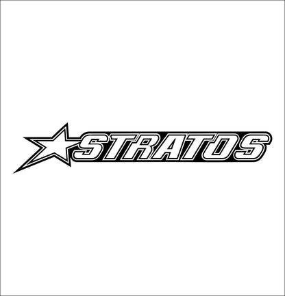 stratos boats decal, car decal, hunting fishing sticker