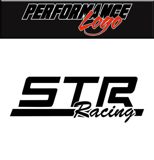 STR Racing Wheels decal, performance car decal sticker