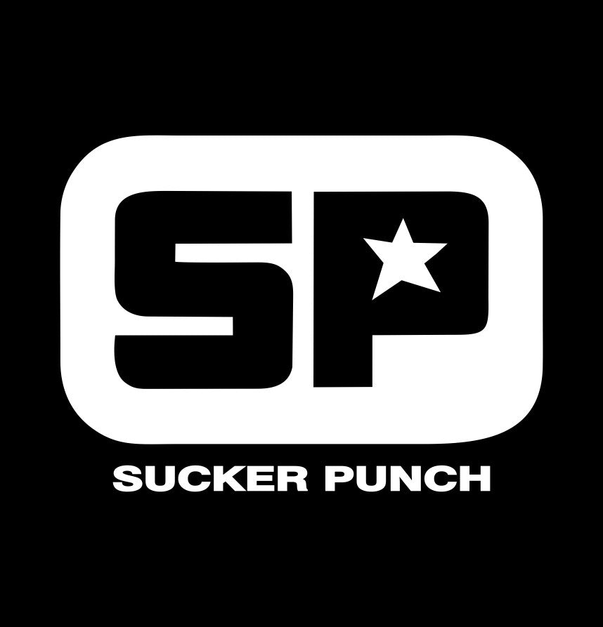 Sucker Punch Productions decal, video game decal, sticker, car decal