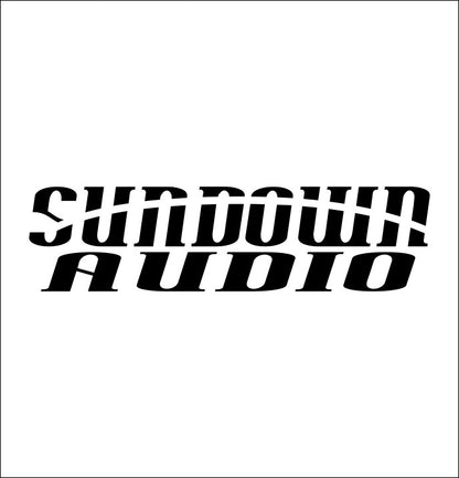 Sundown Audio decal