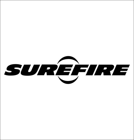 Surefire decal, firearm decal, car decal sticker