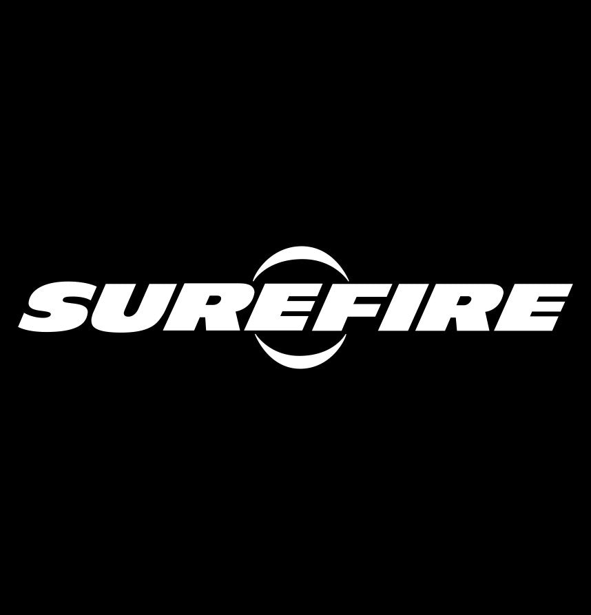 Surefire decal, firearm decal, car decal sticker