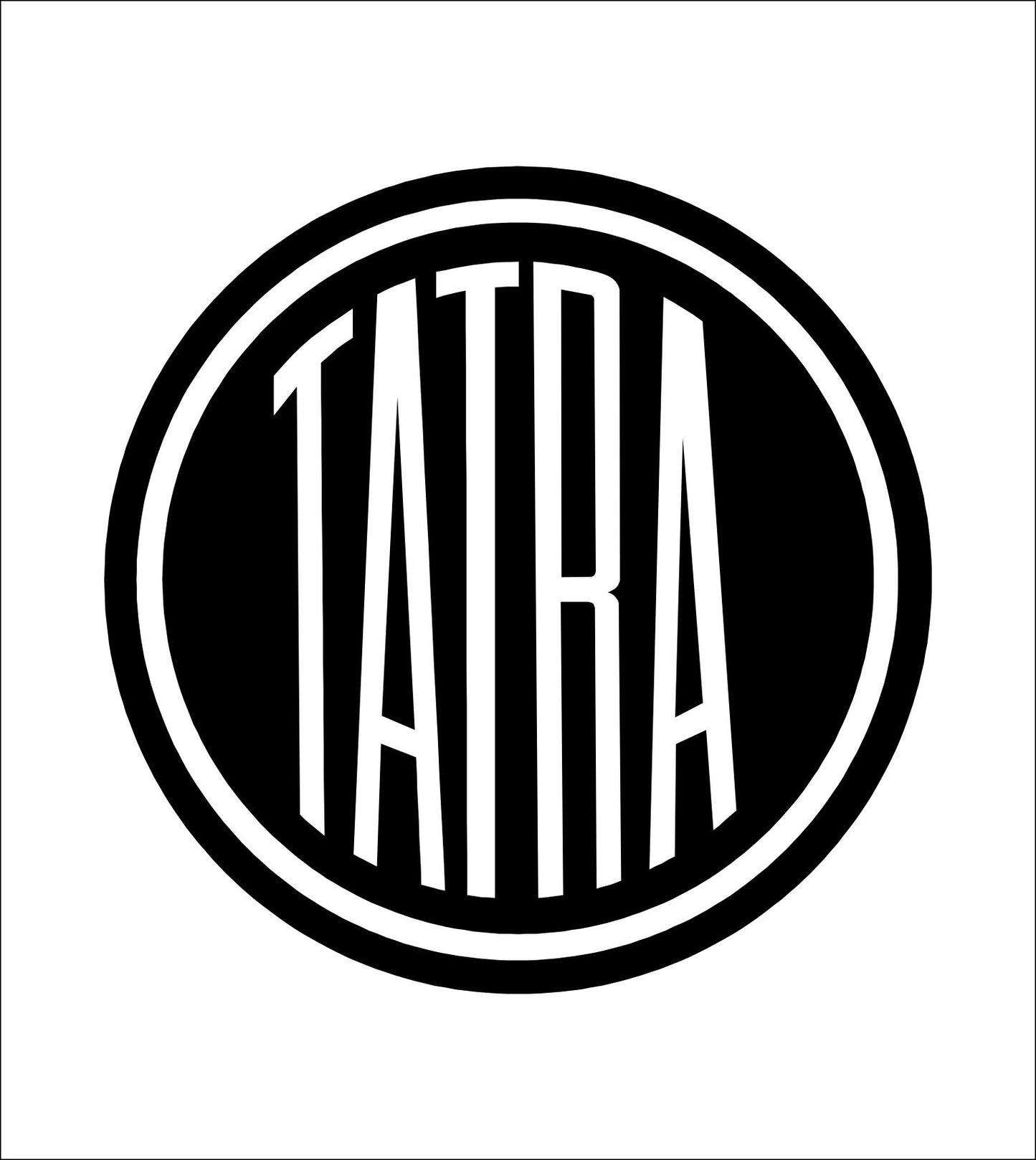 Tatra decal, sticker, car decal