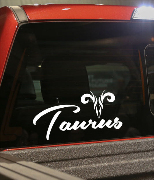 taurus 1 zodiac decal - North 49 Decals