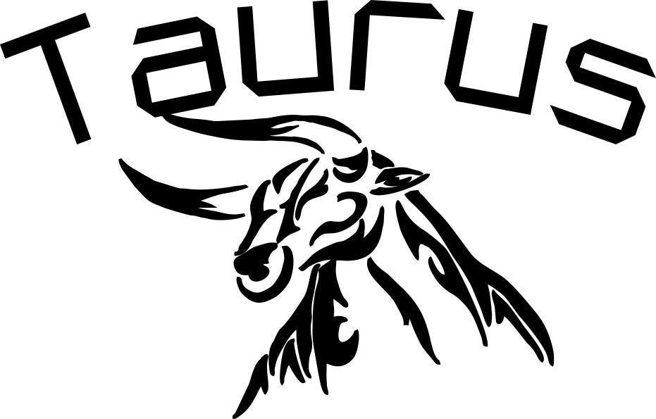 taurus 2 zodiac decal - North 49 Decals