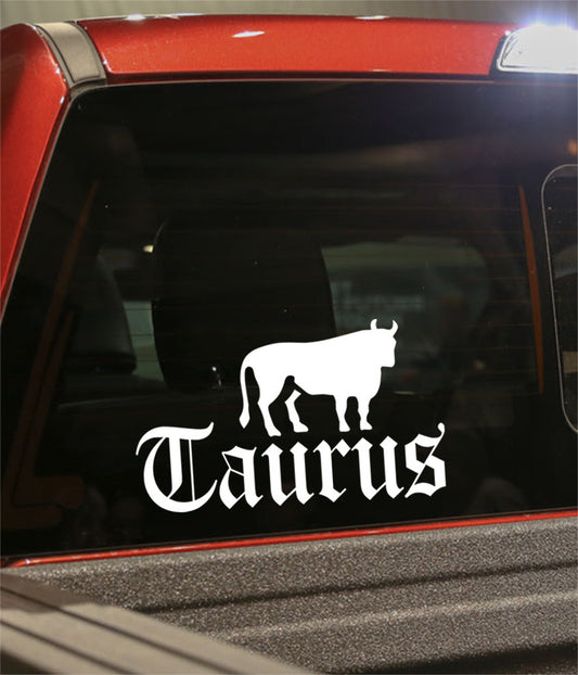 taurus 3 zodiac decal - North 49 Decals