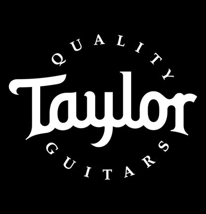 Taylor Guitars decal, music instrument decal, car decal sticker