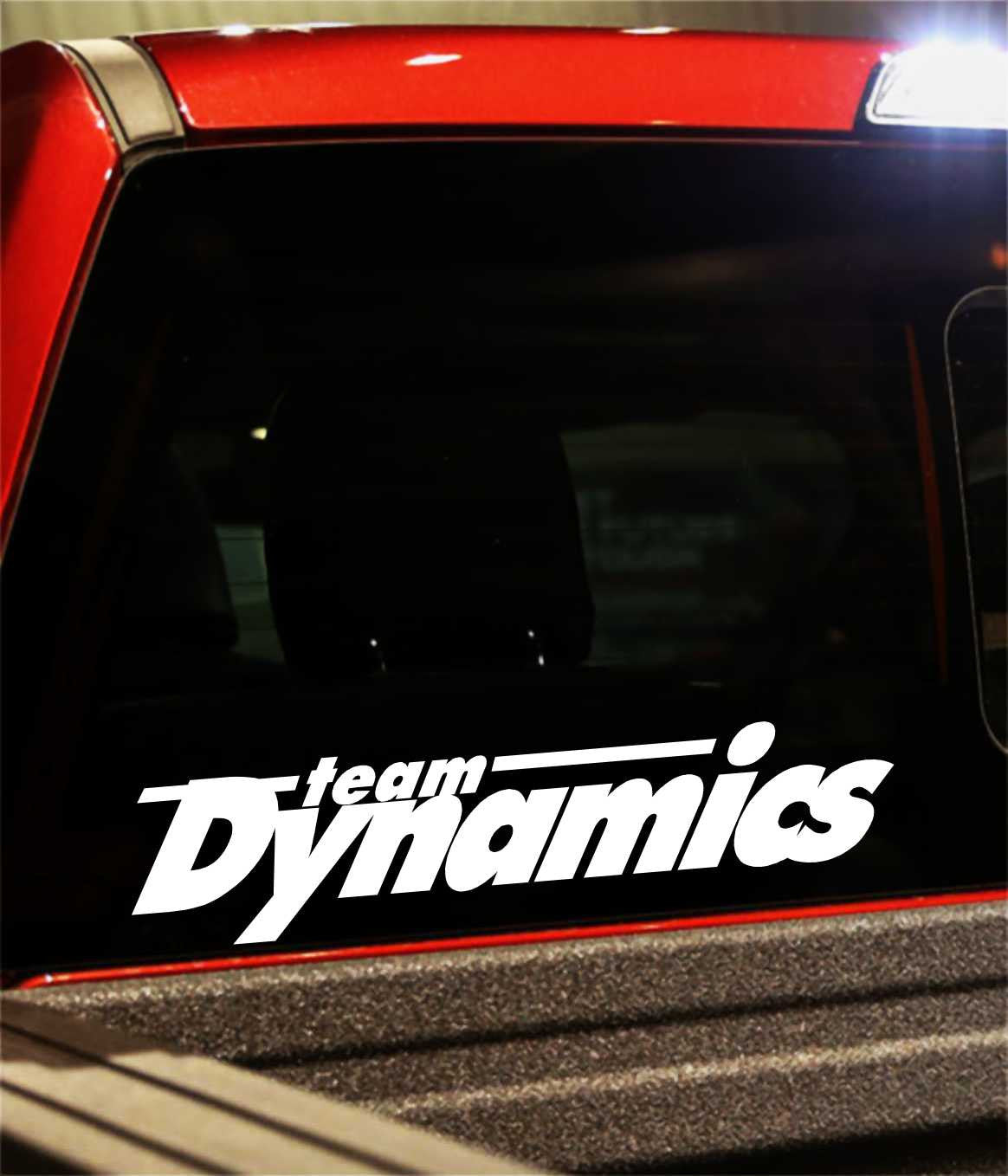 team dynamics decal - North 49 Decals