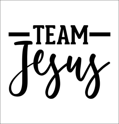 Team Jesus decal