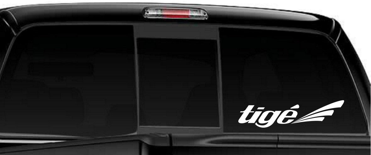 Tige Boats decal, sticker, hunting fishing decal