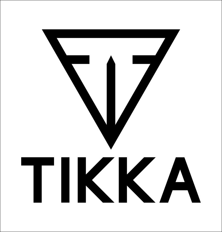 tikka decal, firearms decal sticker