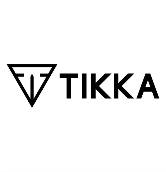 tikka decal, firearms decal sticker